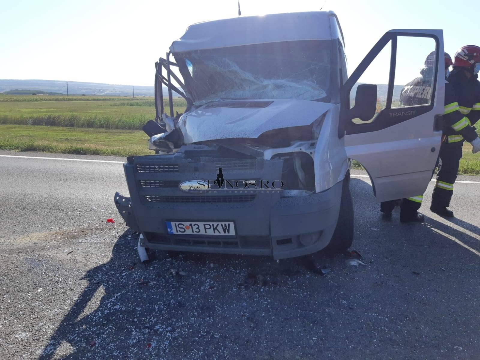 Accident rutier ( Foto) Accident rutier pe DE 581 în dreptul comunei Banca