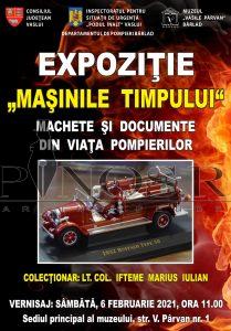 machete și documente din viața pompierilor Expoziția „Mașinile timpului” - machete și documente din viața pompierilor