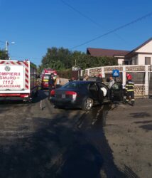 victima a refuzat transportul la spital Accident rutier la Bârlad, victima a refuzat transportul la spital ( Foto)